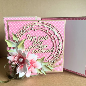 273,emerytura - kartka na emeryturę w pudełku z torebką