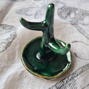 ceramiczny kaktus na biżuterię