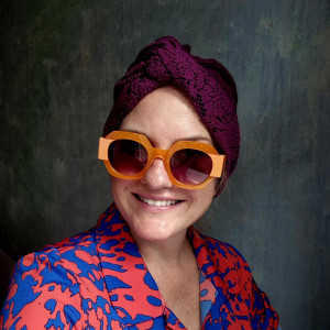 Turban kolorowy etno orient koronka