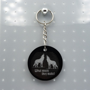 Brelok gotycki z wilkami brelok_print goth 004