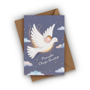 Kartka na Chrzest Święty - Pamiątka Chrztu Świętego