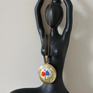 Ręcznie haftowany sekretnik  MAK I CHABER