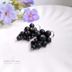 Kolczyki z czarną porzeczką