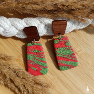 "Lexi II" - kolczyki z gliny polimerowej.