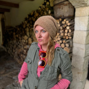 Futrzana  sztuczne futro czapka baranek