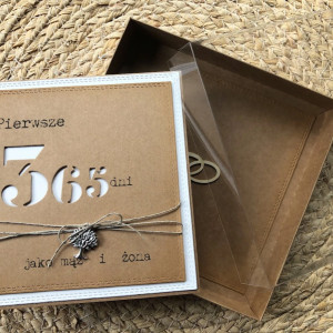 279,kartka na pierwszą rocznicę ślubu.