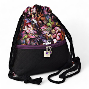 Workoplecak wodoodporny, worek plecak, worko plecak, plecako worek, plecak wodoodporny kwiaty