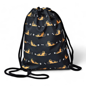 Workoplecak wodoodporny, worek plecak, worko plecak, plecako worek, plecak wodoodporny piesek owczarek