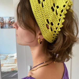 Bandana na szydełku