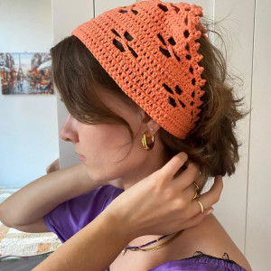 Bandana na szydełku