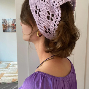 Bandana na szydełku