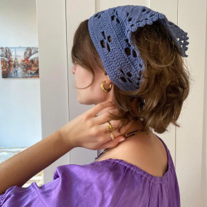 Bandana na szydełku