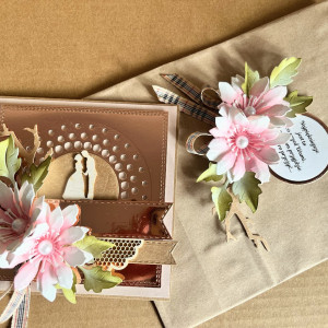 282,kartka w pudełku na ślub w stylu rustykalnym z torebką