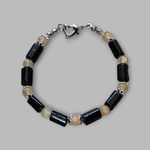 Bransoletka ochrony i obfitości Czarny Turmalin i Cytryn