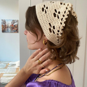 Bandana na szydełku