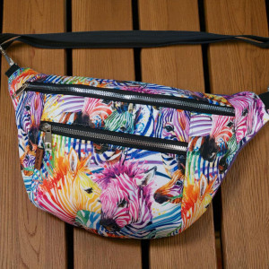 BIG nerka kolorowe zebry