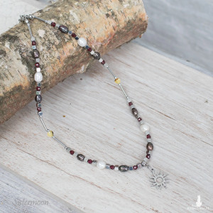 Choker Perły i Słońce