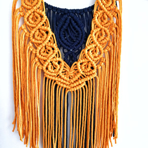 Ogłoszenie sprzedażowe – Makrama na ścianę handmade