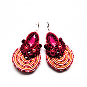 Hot Spiral kolczyki sutaszowe