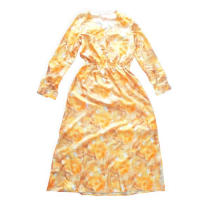 nowa sukienka z jedwabiu, ruda sukienka, boho sukienka, długa sukienka, jedwabna sukienka, sukienka z prawdziwego jedwabiu, naturalny jedwab sukienka, długi rękaw sukienka, sukienka maxi