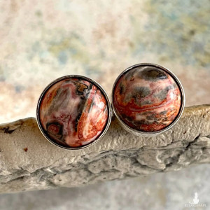 Drobne sztyfty z jaspisem leopardzim d170