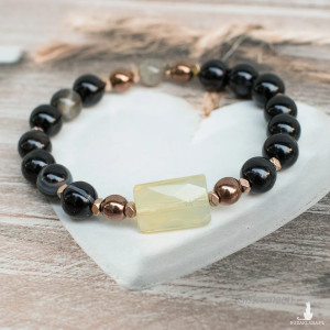 Bransoletka Cytryn i Agat