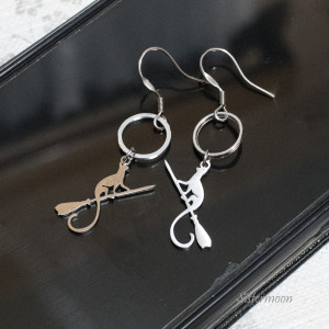 Kolczyki Kotki Wiedźmy