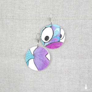 6461 Kolczyki "Rybka"