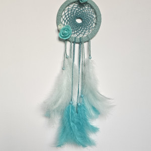 Łapacz snów miętowo-turkusowy