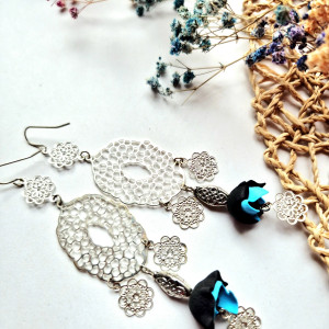 Kolczyki kolorowe boho