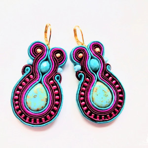 Juicy kolczyki sutaszowe