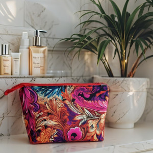 Kosmetyczka damska wodoodporna ornamenty KW024