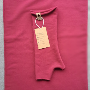 Komin i mitenki. Bordo.