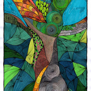 4. JESZCZE BĘDZIE PRZEPIĘKNIE - rysunek, plakat.