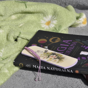 Zakładka do książki - zdobiona decoupage