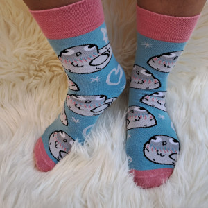 skarpetki uniwersalne gołębie