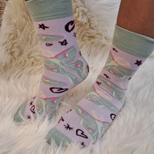 skarpetki uniwersalne w ćmy księżycówki