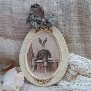 Dekor zawieszka - Decoupage - LEO