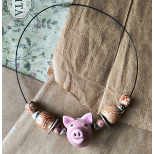 Naszyjnik ze świnką