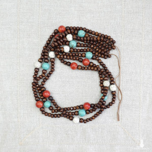 6895  Naszyjnik "Leśna Opowieść" – Urok Natury i Moc Kamieni w Jednym!