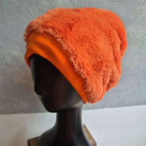 Futrzana  sztuczne futro czapka