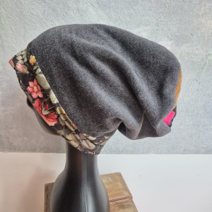 Futrzana  szara Smerfetka z kolorami