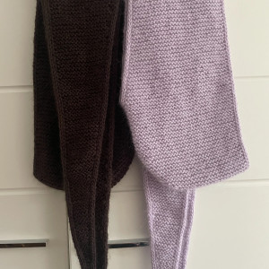 Kaptur połączony z szalikiem