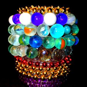 Szklany lampion dekoracyjny "O kulka"