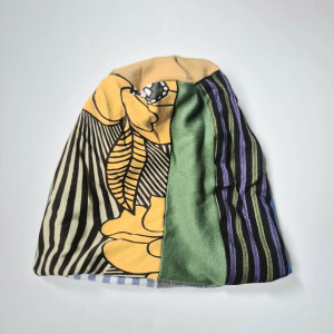 Czapka patchworkowa na podszewce