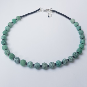 Naszyjnik Agat Trawiony