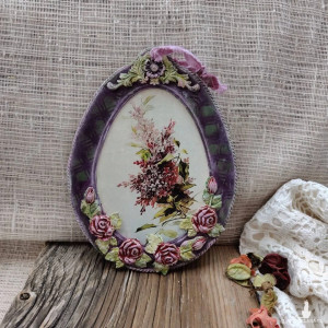 Dekor wiosenny decoupage - Lilac Flowers