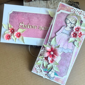 294,kartka na urodziny/imieniny dziewczynki