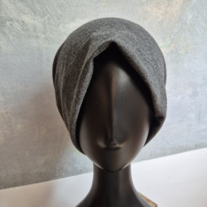 Czapka szara unisex dzianina