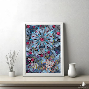 13. SUPERNOWA - rysunek, plakat.